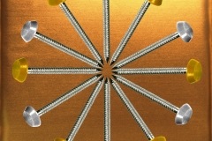 Silver & Gold POLYTOPS® Nails