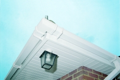 POLYTOPS® nail in situ on UPVC Soffit