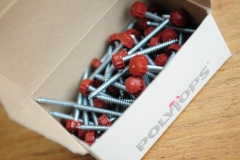 Red Hex Socket Drive Screw